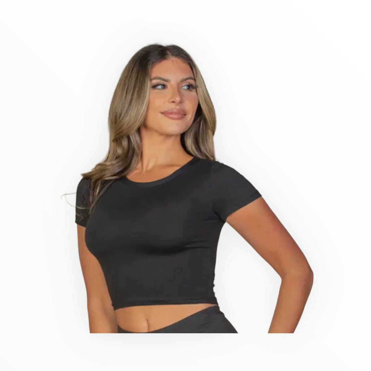 Black Crop Top